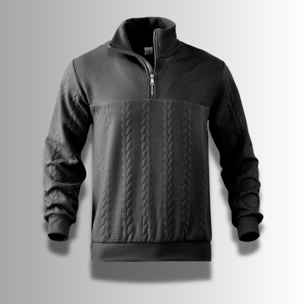 Men's Merino Wool Sweater - Elegant - High-Quality - Warm