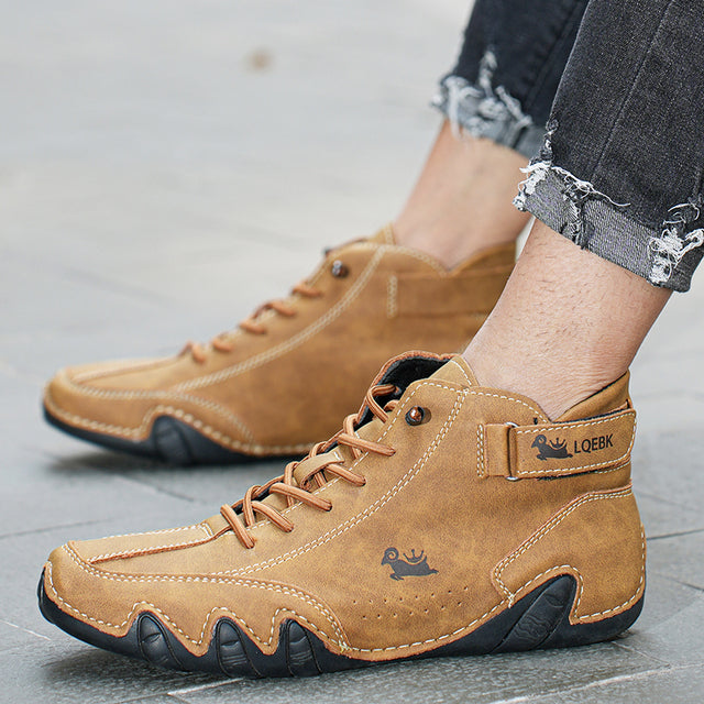 Barefoot Shoes Leather | Men's, Non-Slip, Orthopedic Support