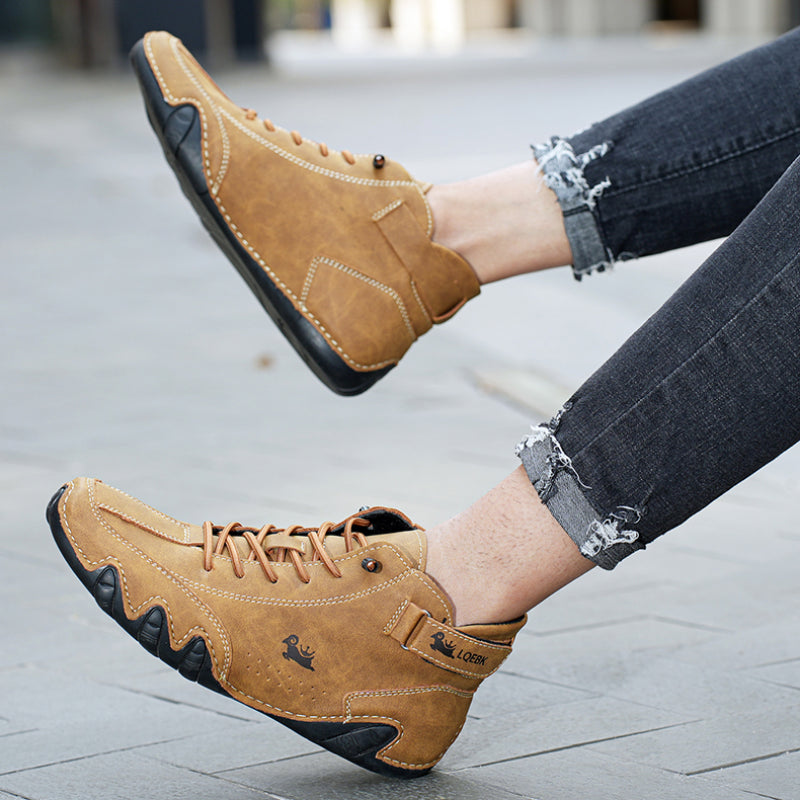Barefoot Shoes Leather | Men's, Non-Slip, Orthopedic Support