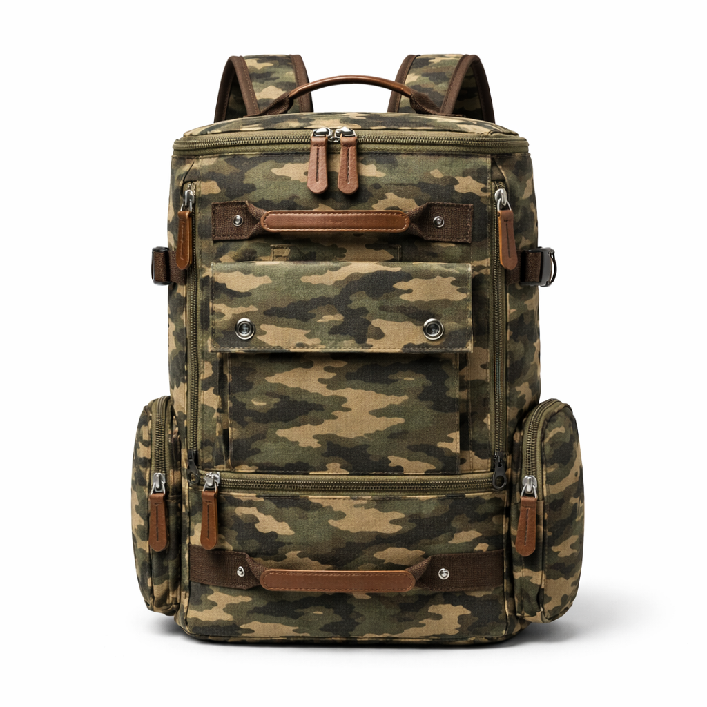 Canvas Laptop Backpack | Vintage Style, Everyday and Travel Use