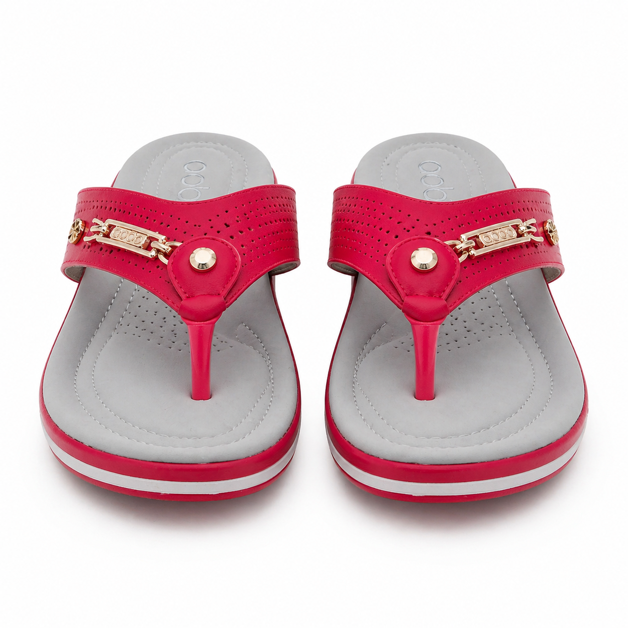 Women's Orthopedic Sandals | Comfortable Thong, Red