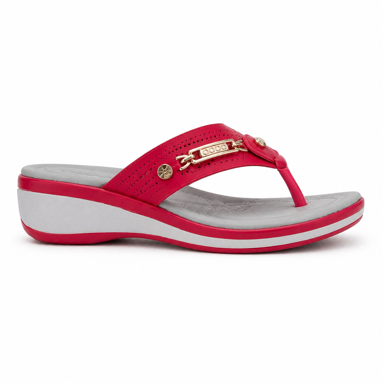 Women's Orthopedic Sandals | Comfortable Thong, Red