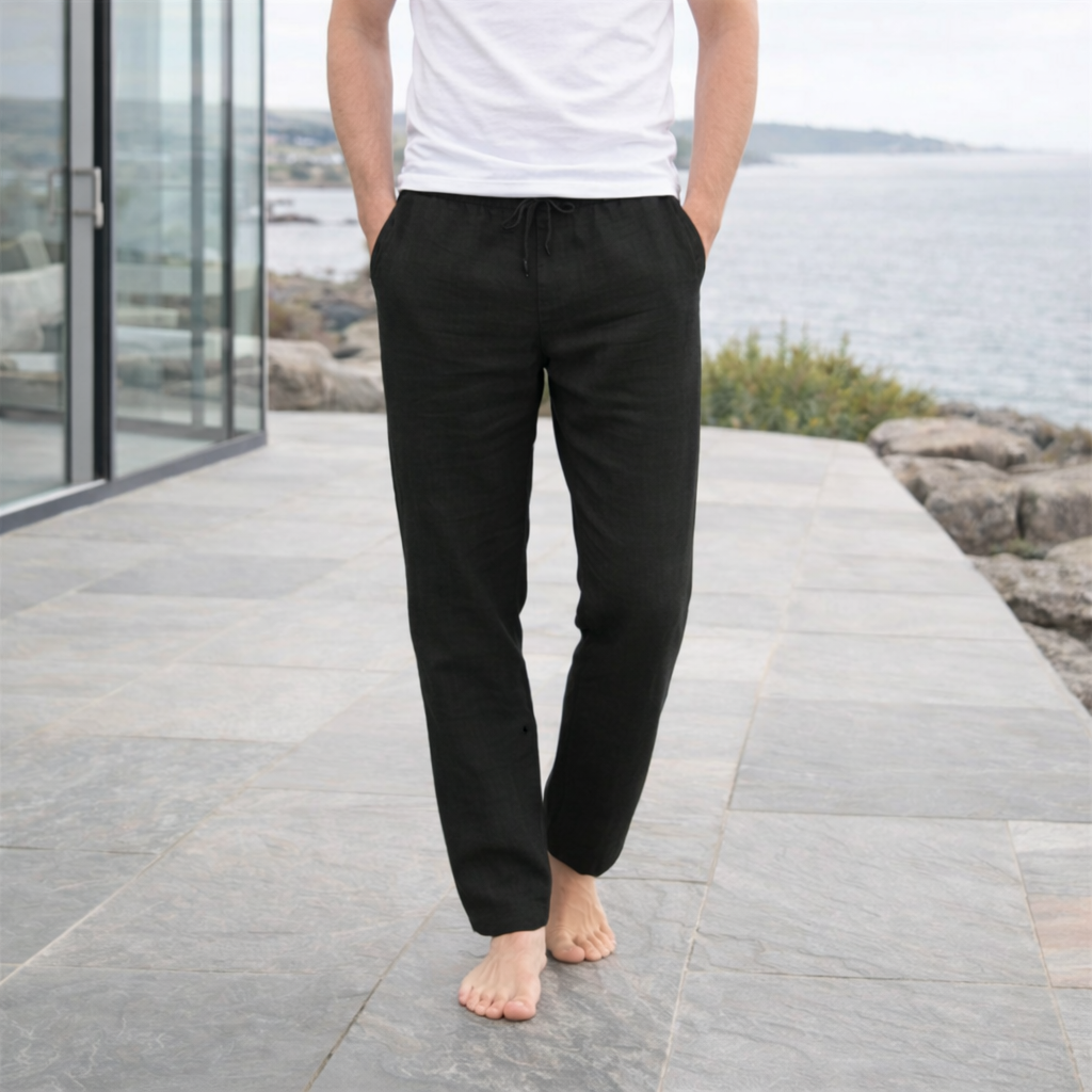 Men's Linen Pants | Lightweight, Breathable | Casual Summer Fit