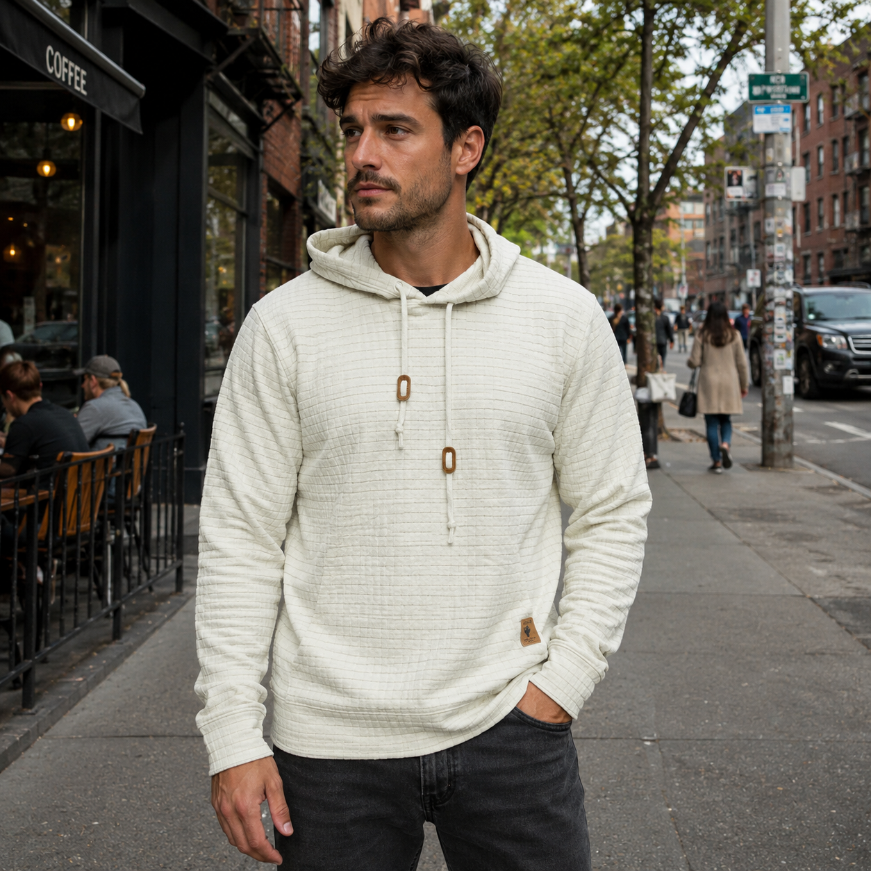 Men's Cotton Hoodie | Pullover | Kangaroo Pocket