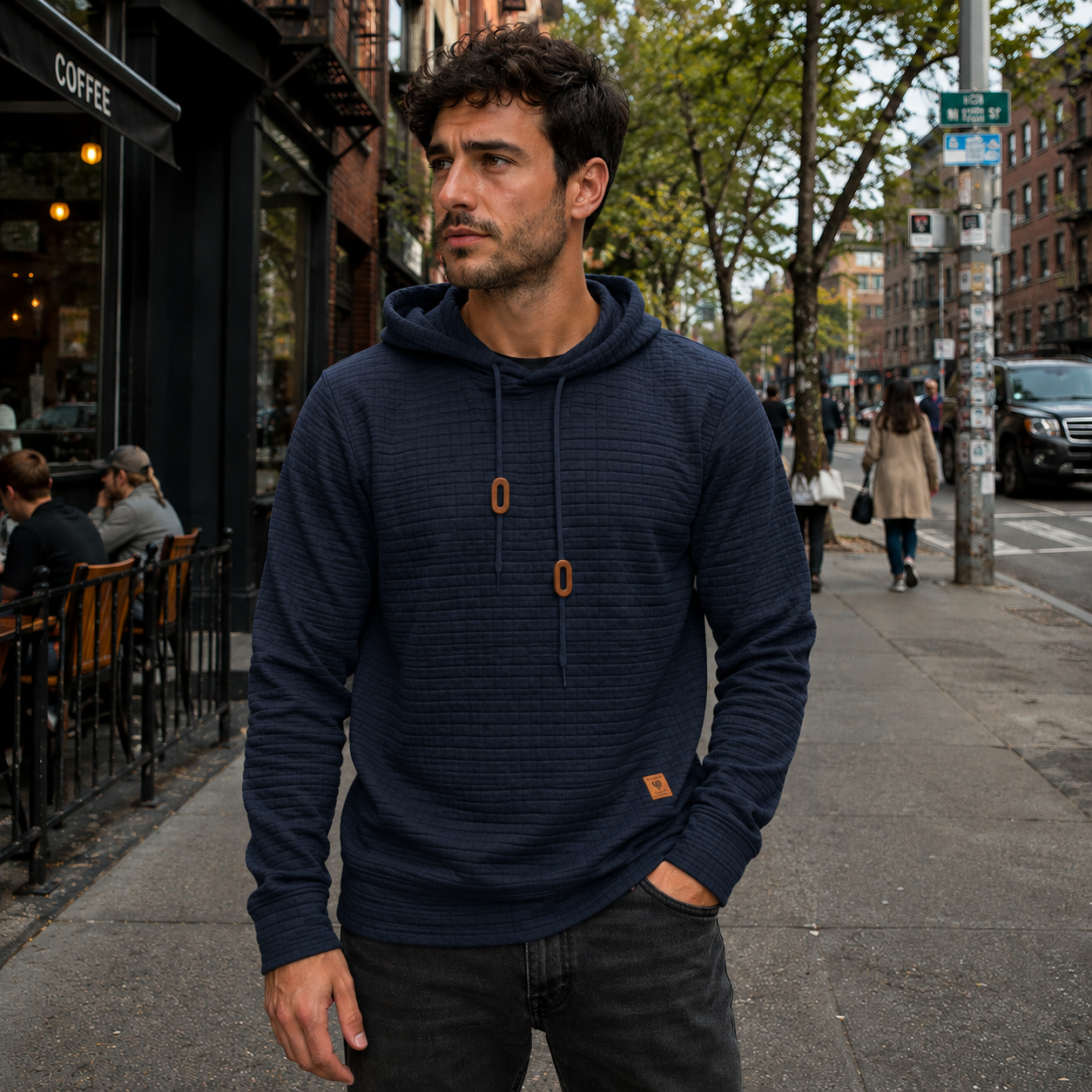 Men's Cotton Hoodie | Pullover | Kangaroo Pocket
