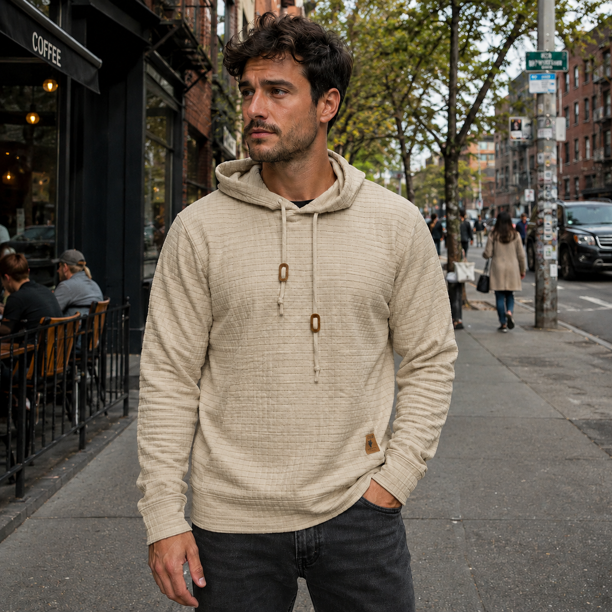 Men's Cotton Hoodie | Pullover | Kangaroo Pocket