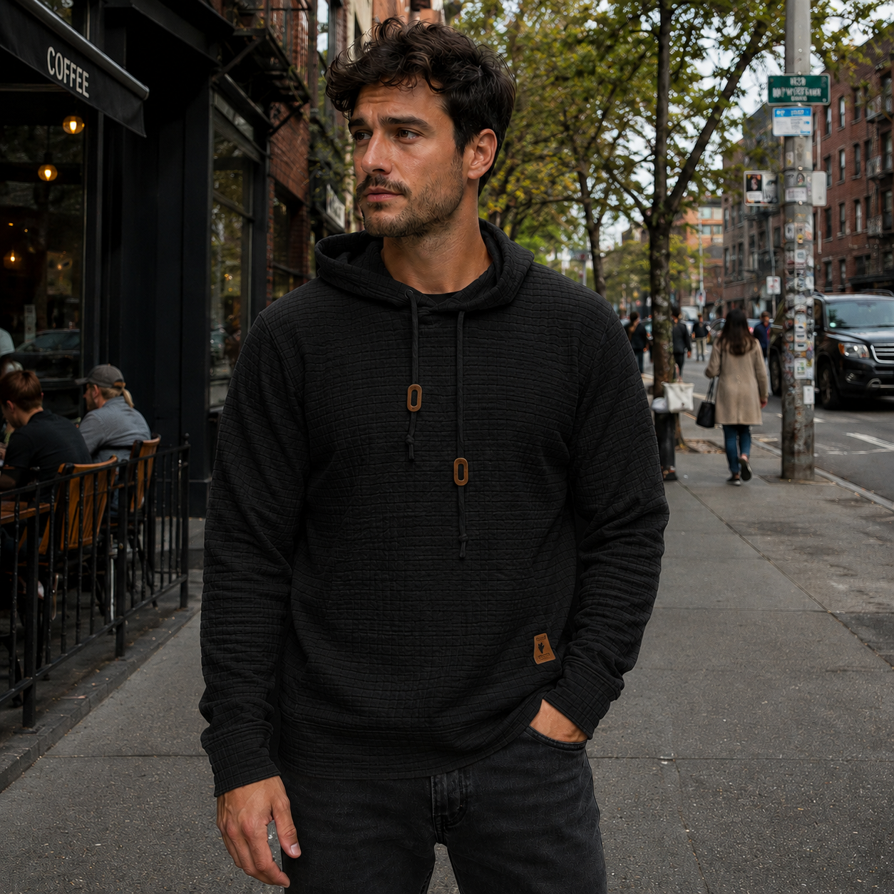 Men's Cotton Hoodie | Pullover | Kangaroo Pocket