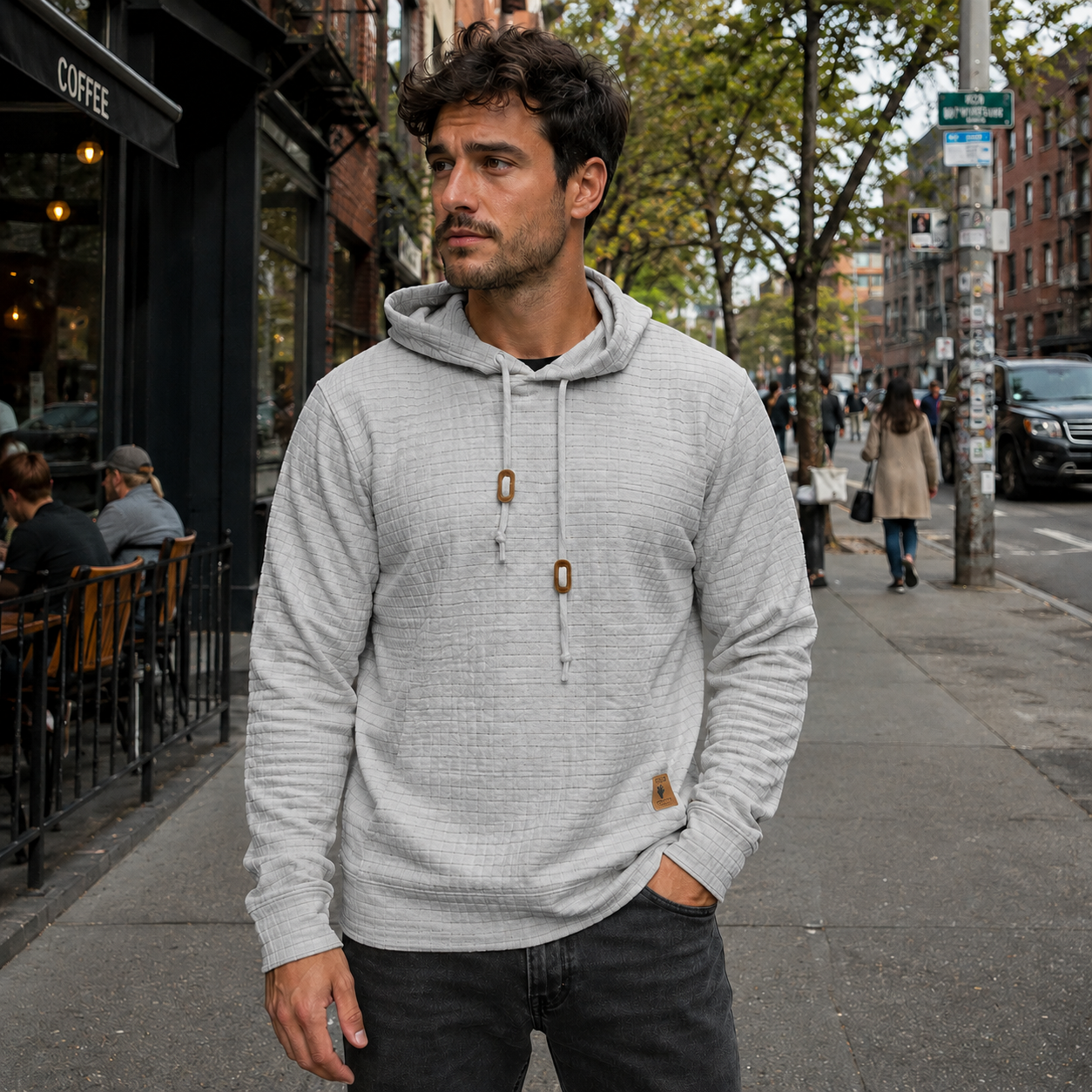 Men's Cotton Hoodie | Pullover | Kangaroo Pocket