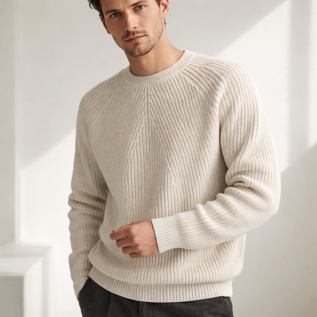 Knit Sweater | Warm Comfort | Ribbed Texture