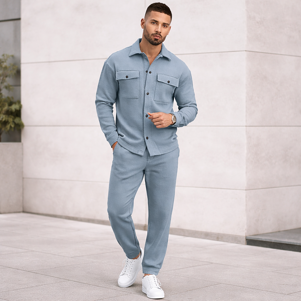 Men's Two-Piece Set | Everyday Comfort | Cotton Blend