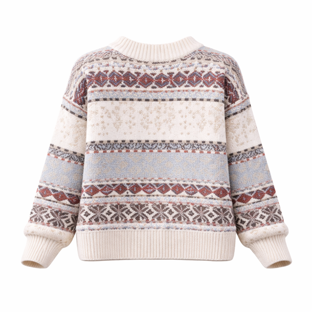 Women's Sweater | Cozy Winter Knit | Reindeer Design