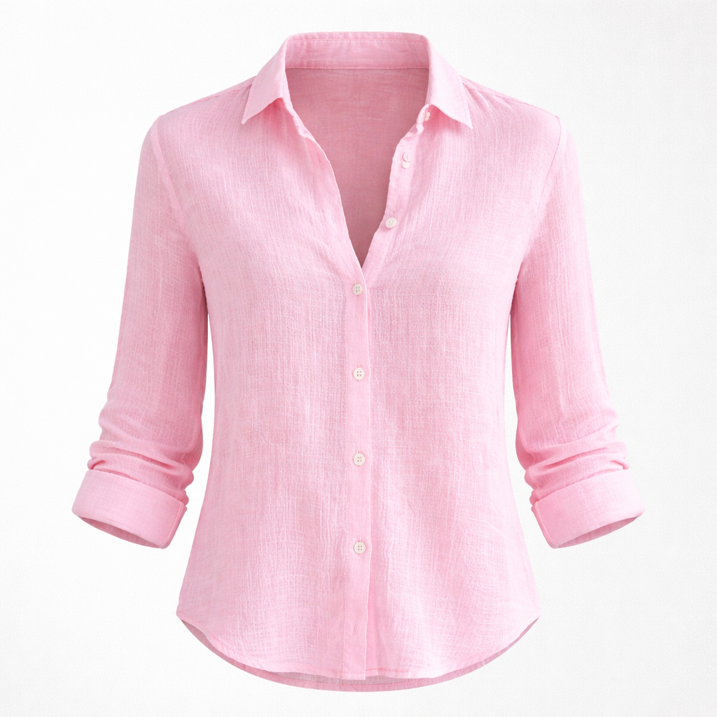Women's Linen Blouse | Casual Summer Top | Lightweight Fabric