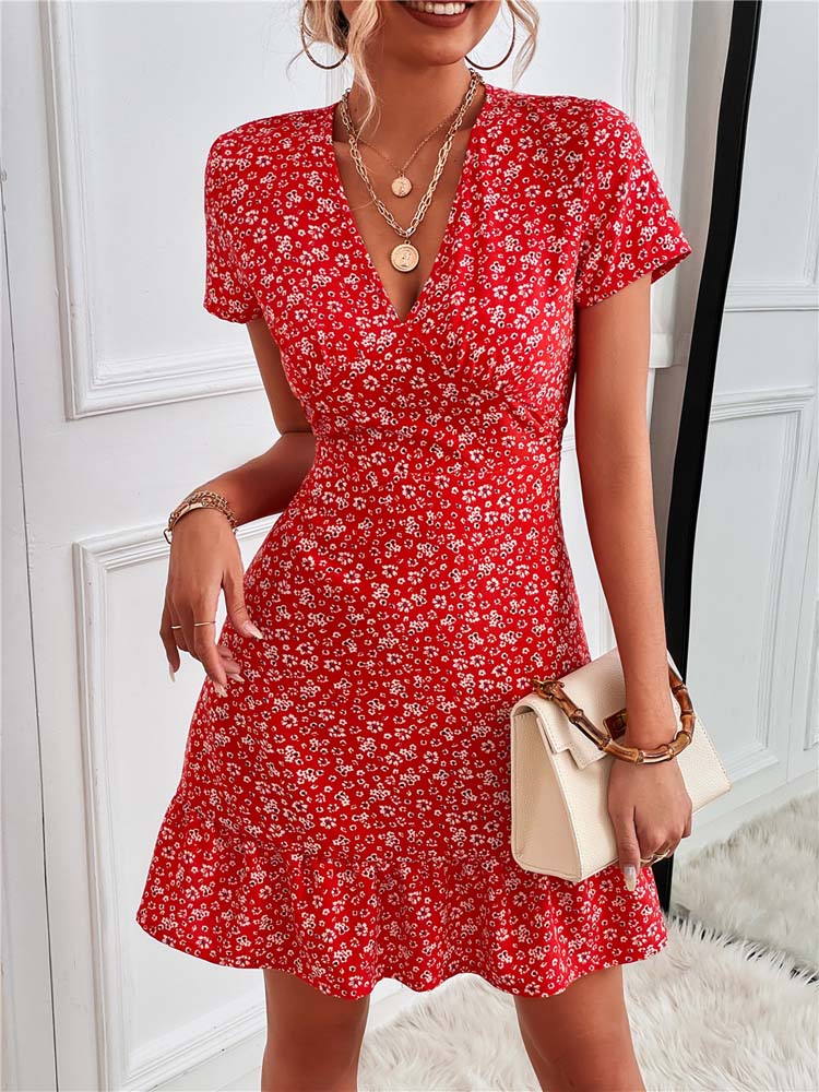 Floral Summer Dress Women | Cotton, Casual | Multiple Colors