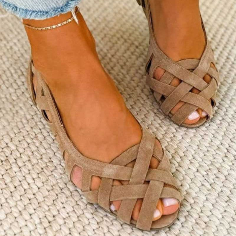 Women's Sandals | Orthopedic, Braided Straps, Flat Sole
