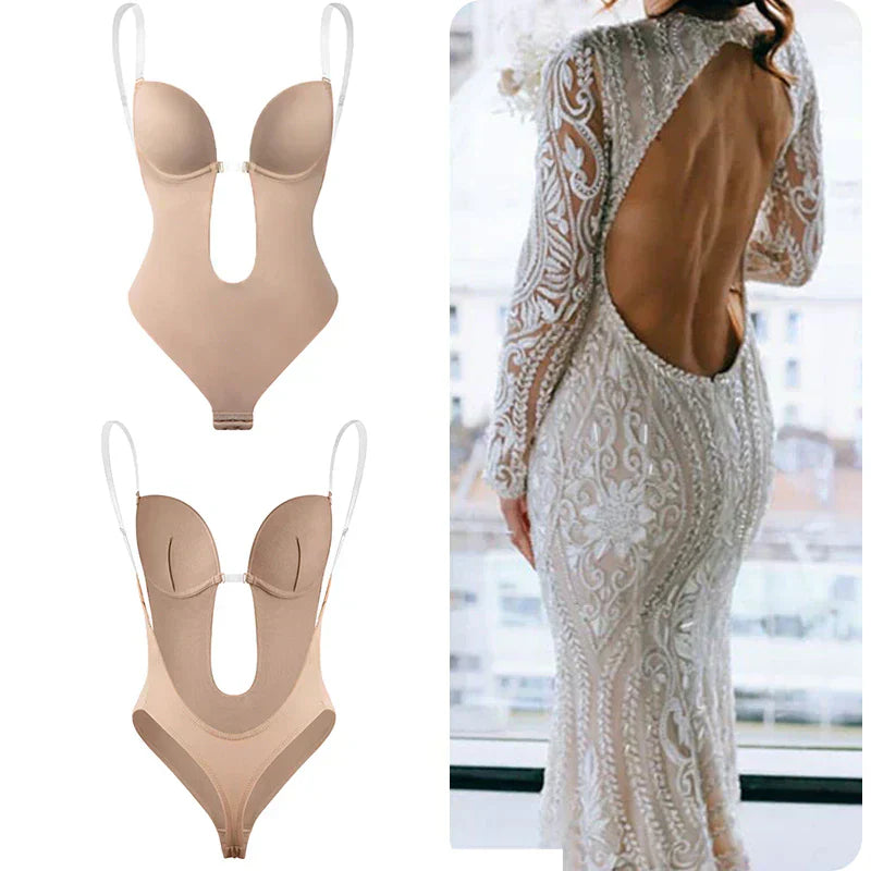 Yasmin Backless Body Shaper With Hook-and-Eye Closure