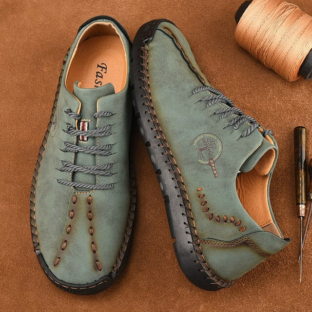Men's Orthopedic Leather Shoes | Italian Style, Handcrafted