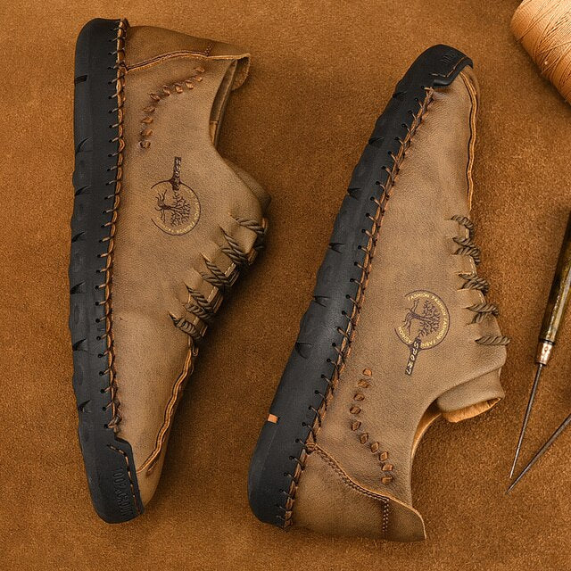 Men's Orthopedic Leather Shoes | Italian Style, Handcrafted