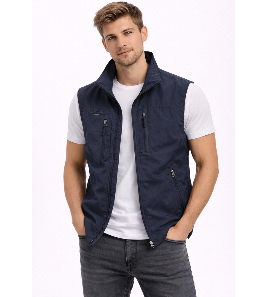 Men's Bodywarmer | Zip Vest, Outdoor, Stand Collar