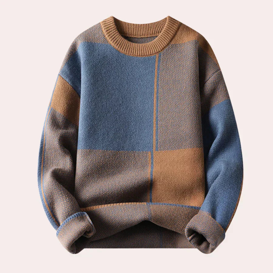 Men's Warm Sweater - Soft Knit - Classic Fit