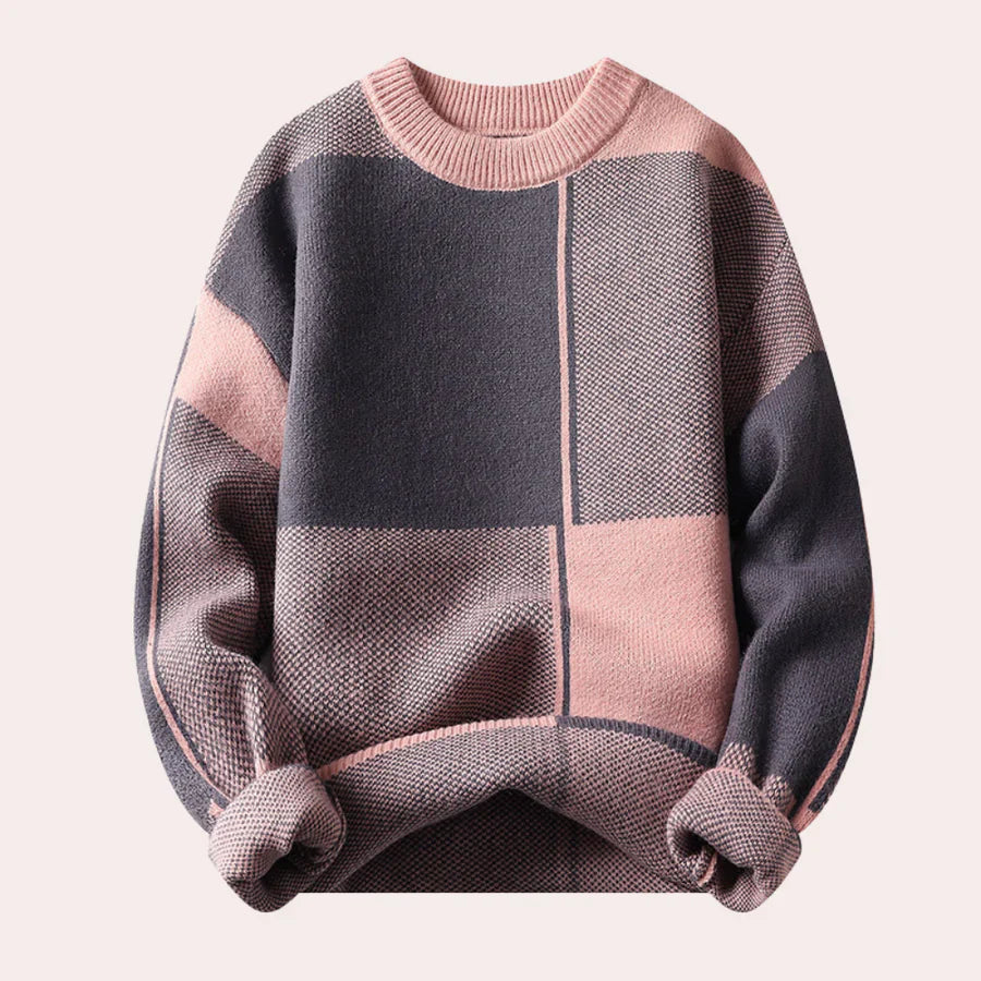 Men's Warm Sweater - Soft Knit - Classic Fit