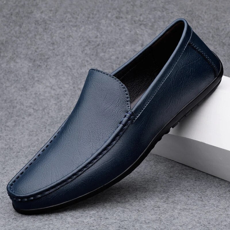 Men's Leather Loafers | Moccasin Slip-On, Comfort Fit