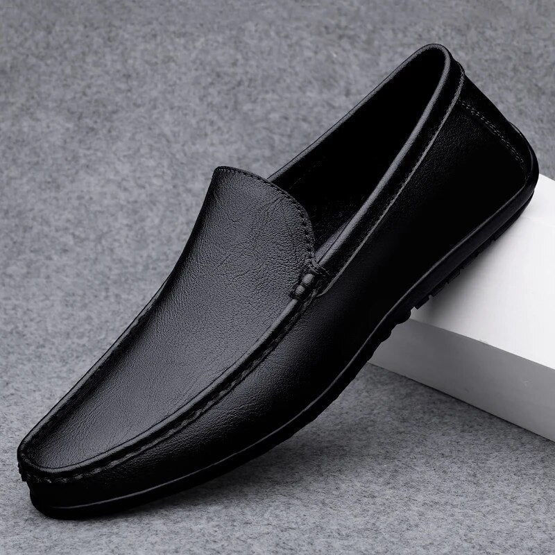 Men's Leather Loafers | Moccasin Slip-On, Comfort Fit
