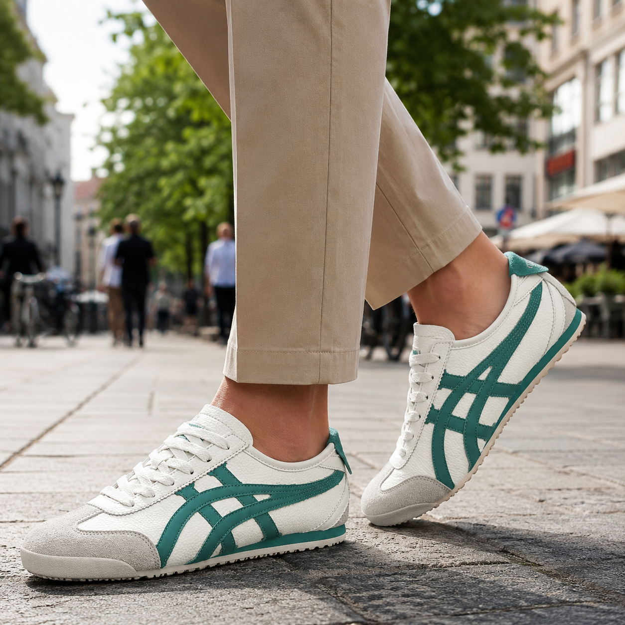 Men's Retro Sneakers | Geometric Design | Colorful Summer Shoes