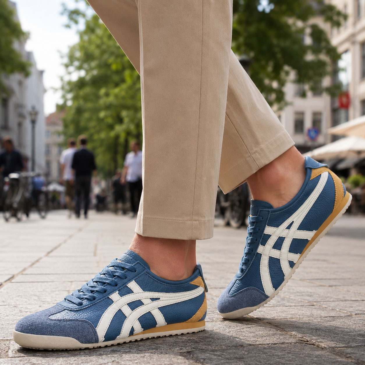 Men's Retro Sneakers | Geometric Design | Colorful Summer Shoes