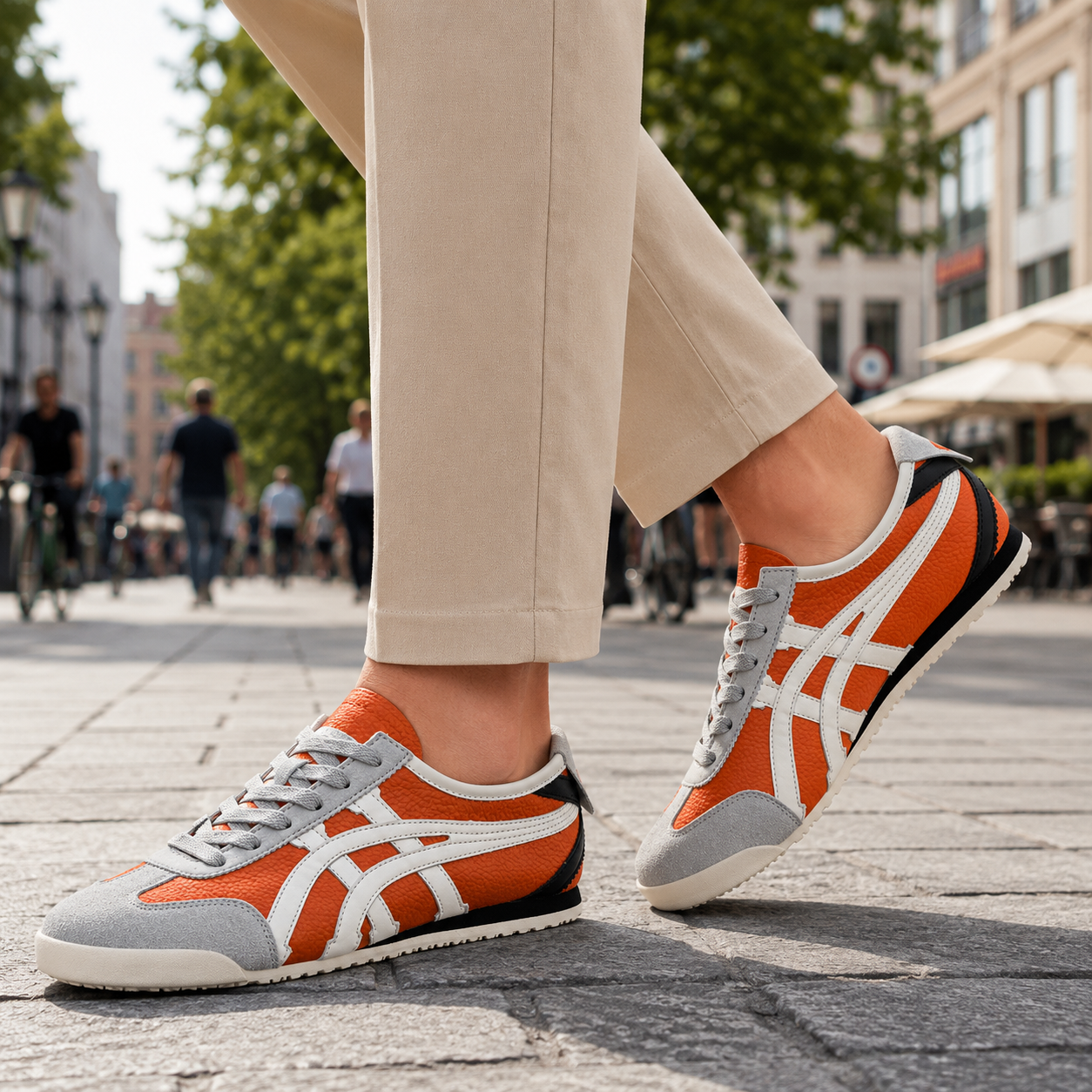 Men's Retro Sneakers | Geometric Design | Colorful Summer Shoes