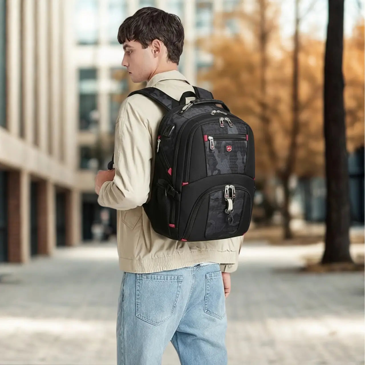 Looply - Waterproof Laptop Backpack with USB Charging