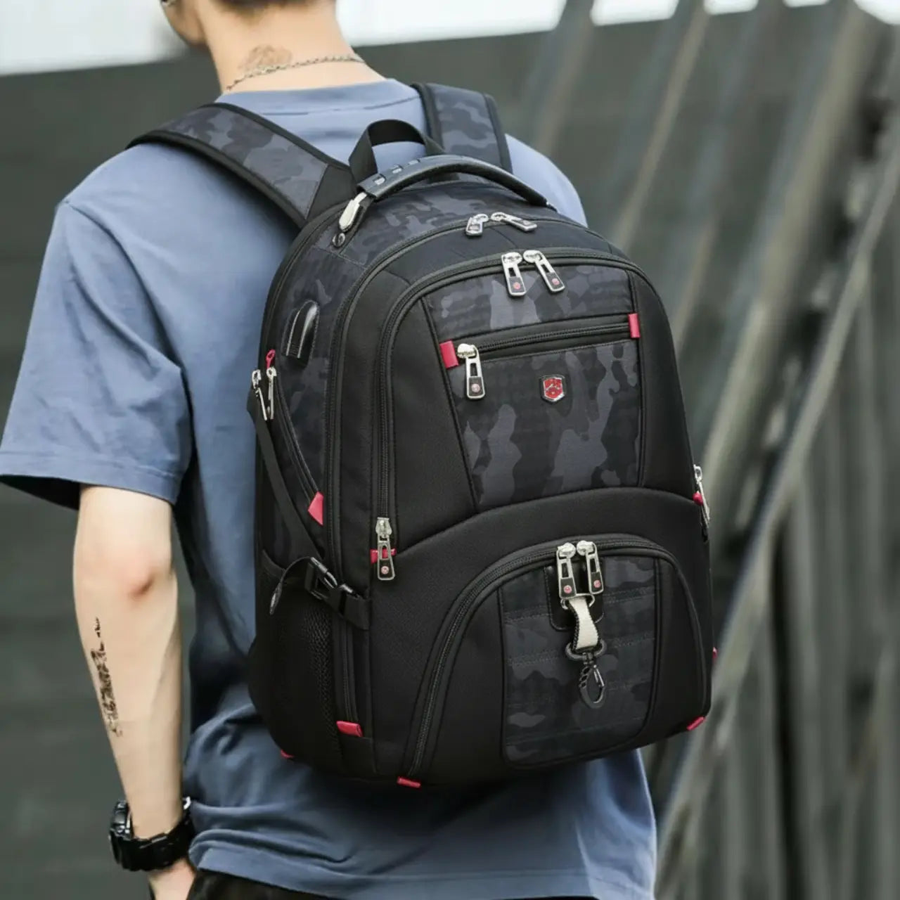 Looply - Waterproof Laptop Backpack with USB Charging