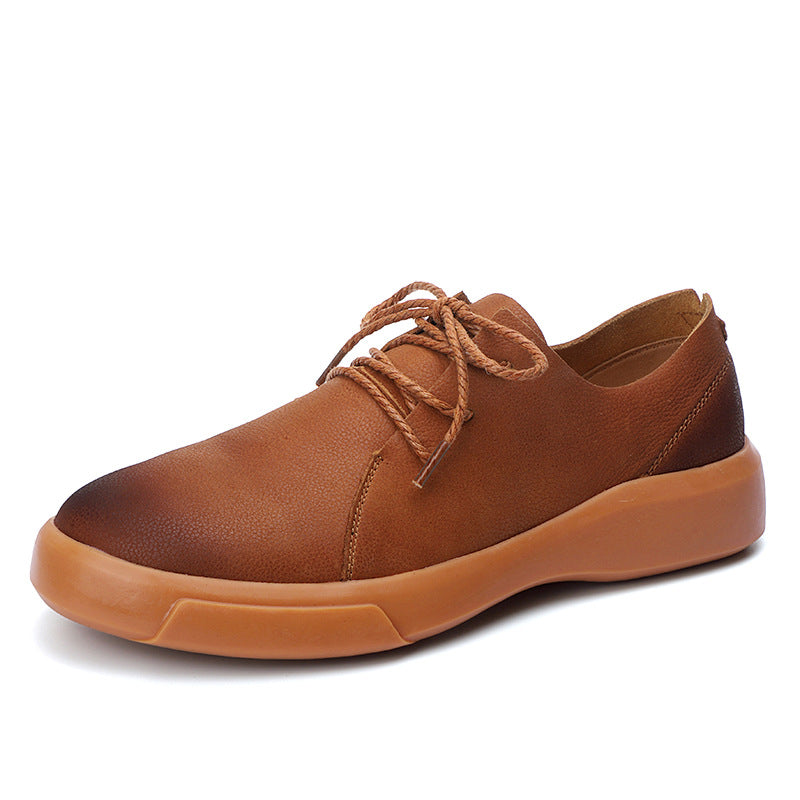Women's Leather Shoes | Wide Fit, Cushioned Comfort | Brown, Black