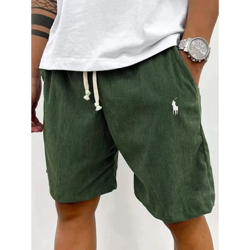 Zinnia casual pants made of soft cotton blend with elastic waistband