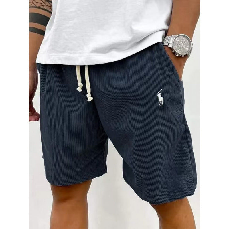 Zinnia casual pants made of soft cotton blend with elastic waistband