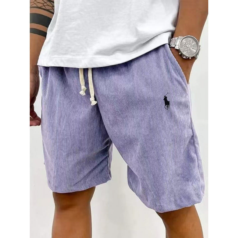 Zinnia casual pants made of soft cotton blend with elastic waistband