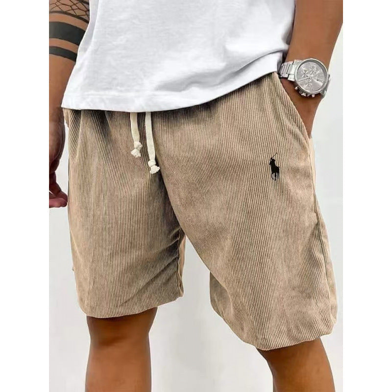 Zinnia casual pants made of soft cotton blend with elastic waistband
