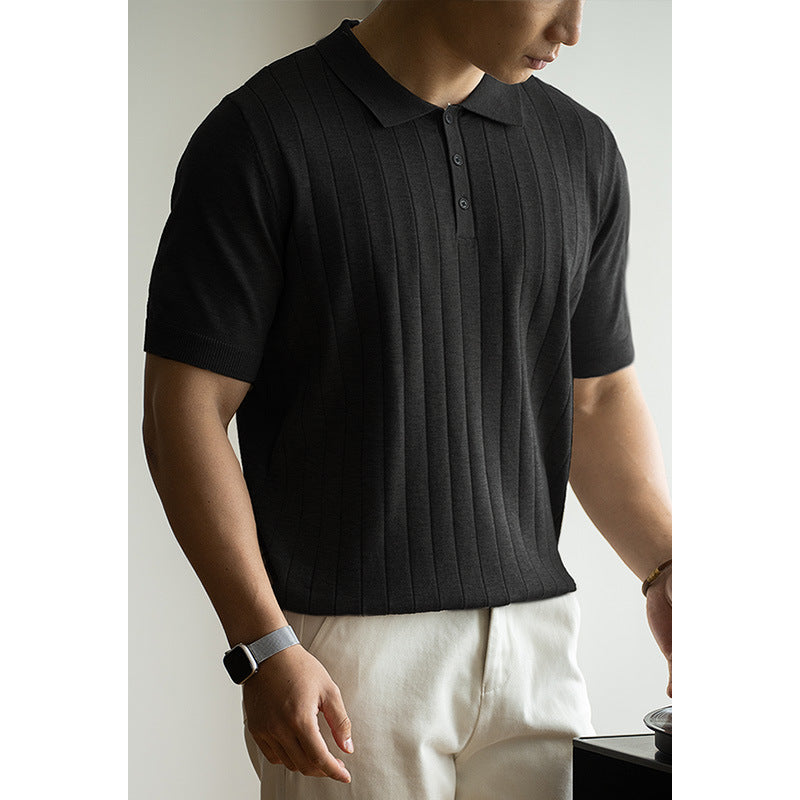 Modern Luxe Polo – Short-Sleeve Wool Polo, Machine Washable