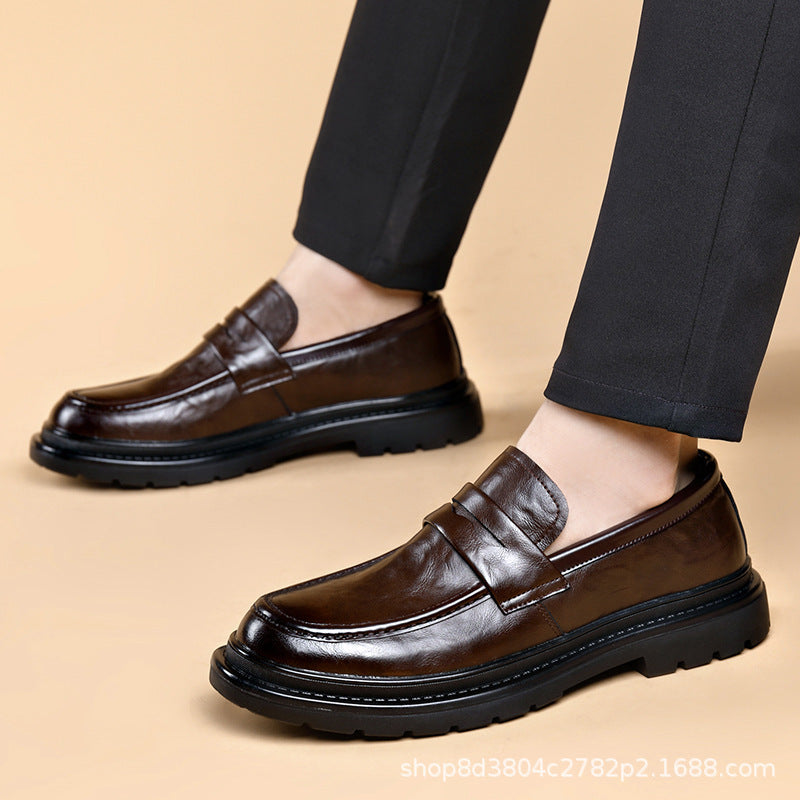 Men's Leather Loafers | Comfort Slip-On | Brown, Black
