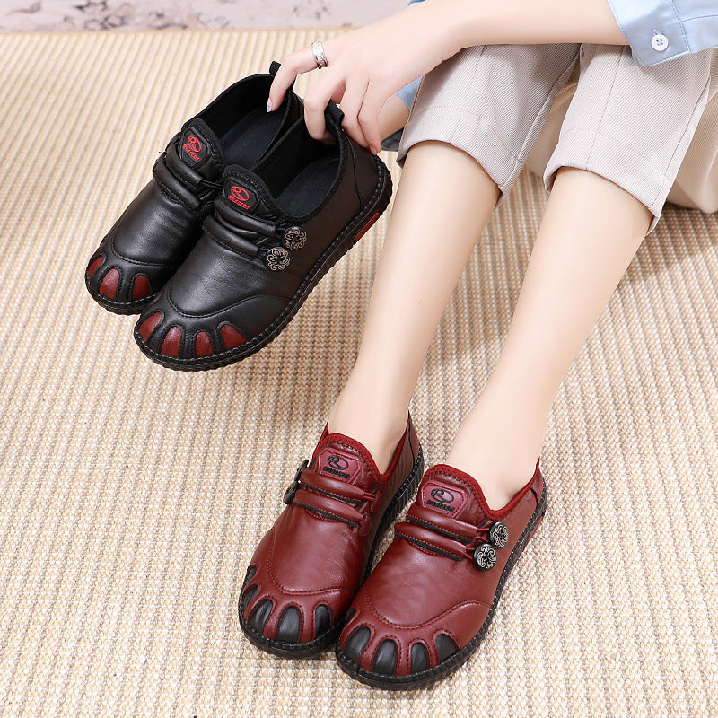 Women's Leather Shoes | Wide Fit, Breathable | Comfort Everyday