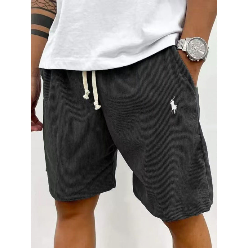 Zinnia casual pants made of soft cotton blend with elastic waistband