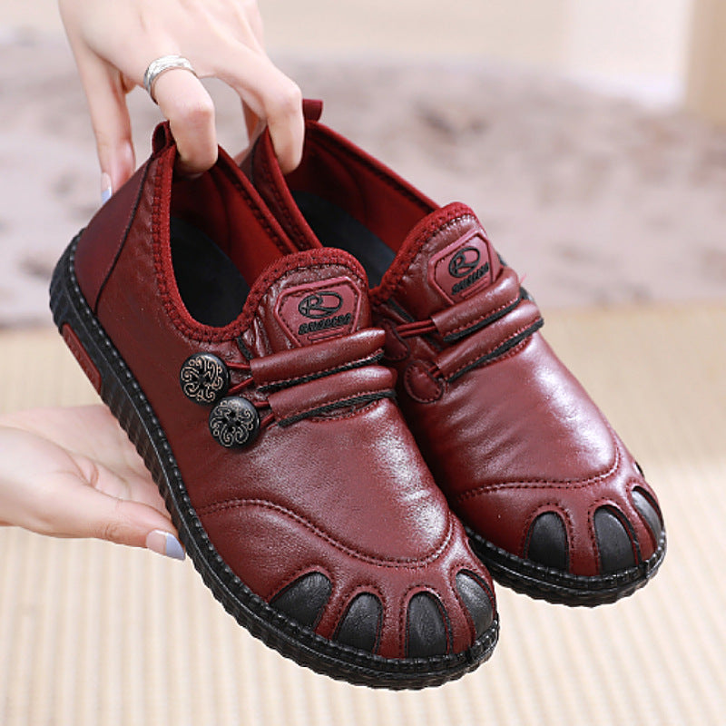 Women's Leather Shoes | Wide Fit, Breathable | Comfort Everyday