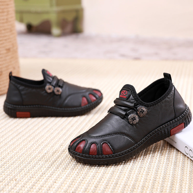 Women's Leather Shoes | Wide Fit, Breathable | Comfort Everyday