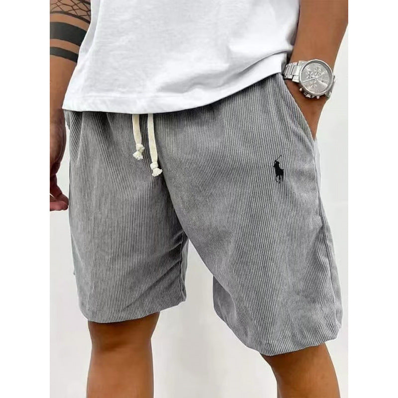 Zinnia casual pants made of soft cotton blend with elastic waistband