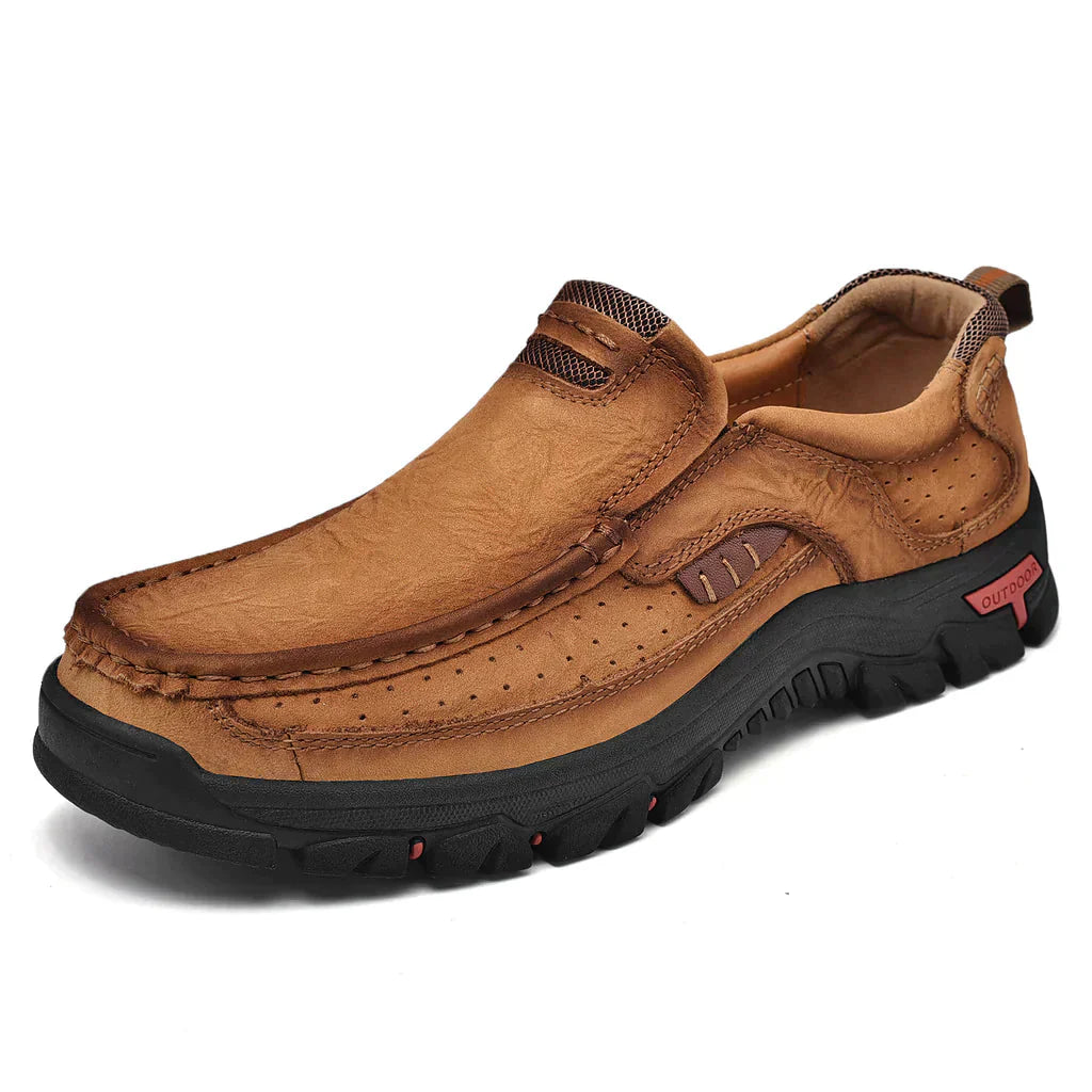 Men's Orthopedic Slip-On Shoes | Leather, Ergonomic, Non-Slip