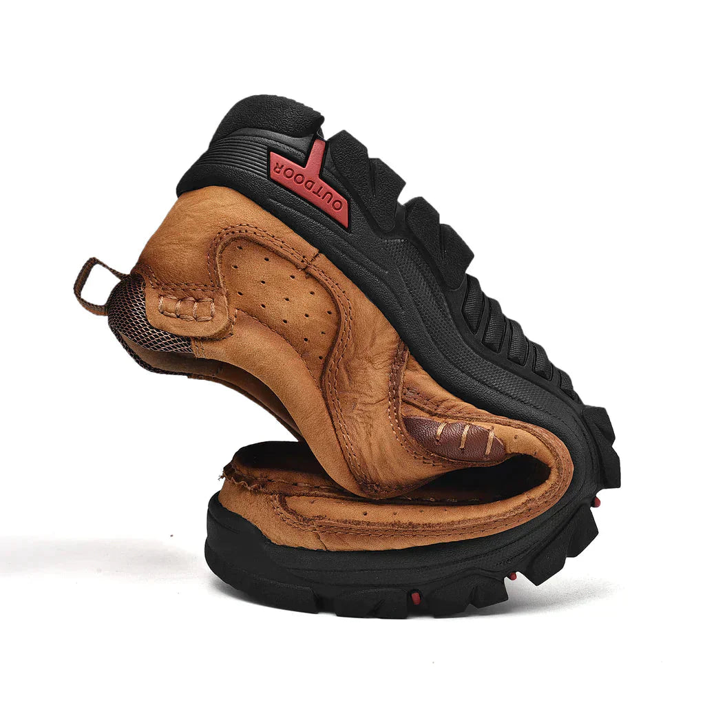 Men's Orthopedic Slip-On Shoes | Leather, Ergonomic, Non-Slip