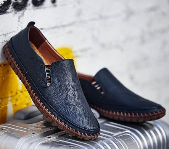 Men's Orthopedic Slip-On Shoes | Arch Support, Leather
