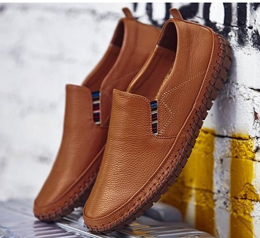 Men's Orthopedic Slip-On Shoes | Arch Support, Leather