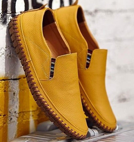 Men's Orthopedic Slip-On Shoes | Arch Support, Leather