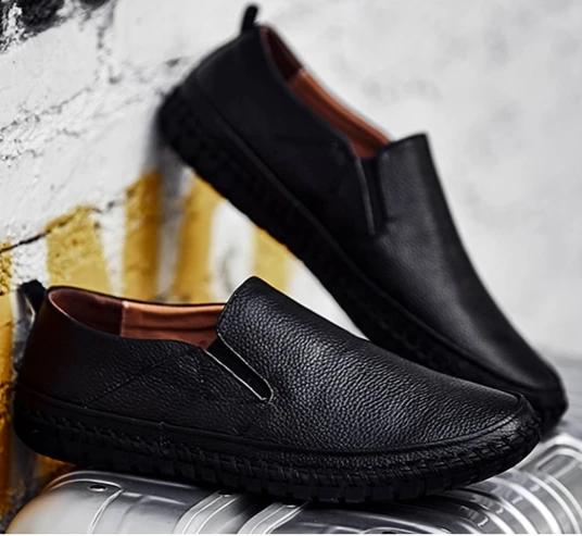 Men's Orthopedic Slip-On Shoes | Arch Support, Leather