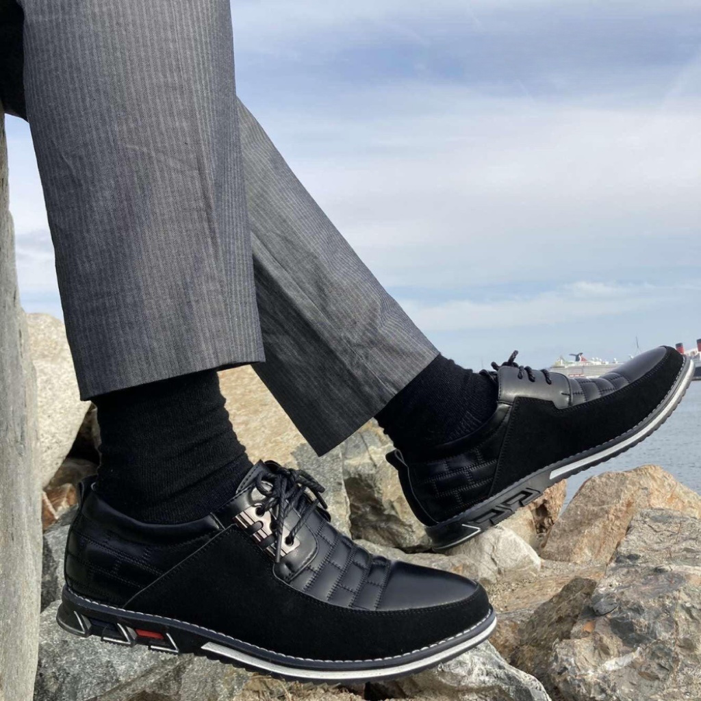 Orthopedic Men Shoes | Leather Slip-On, Hiking | Cushioned